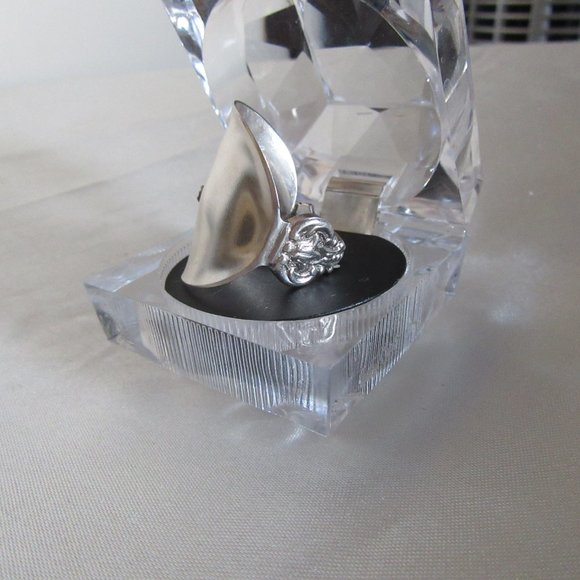 Spoon Ring size 9 Sterling silver - Beautiful * - Picture 7 of 10